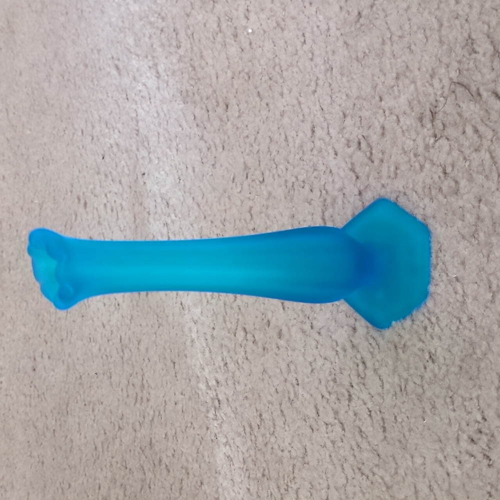 Blue bud vase